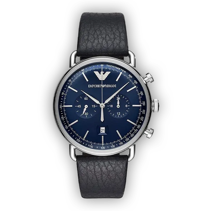 Montre Chronographe EA Homme AR-LR-11105 Bleu