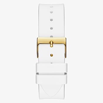 Montre Guess Venus GW0118L5 bracelet silicone blanc