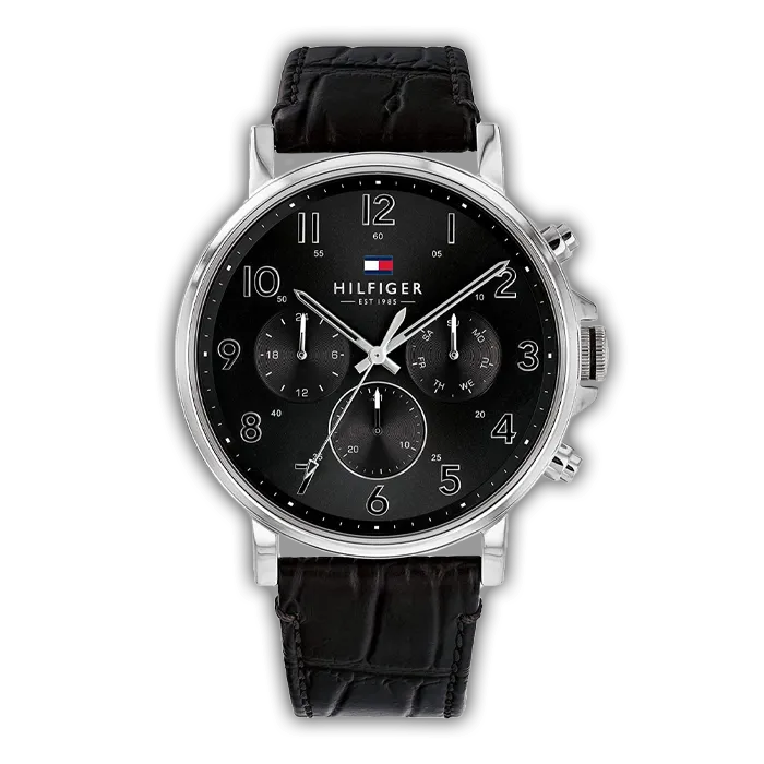 Montre Homme en cuir noir Daniel TH-LX1710381